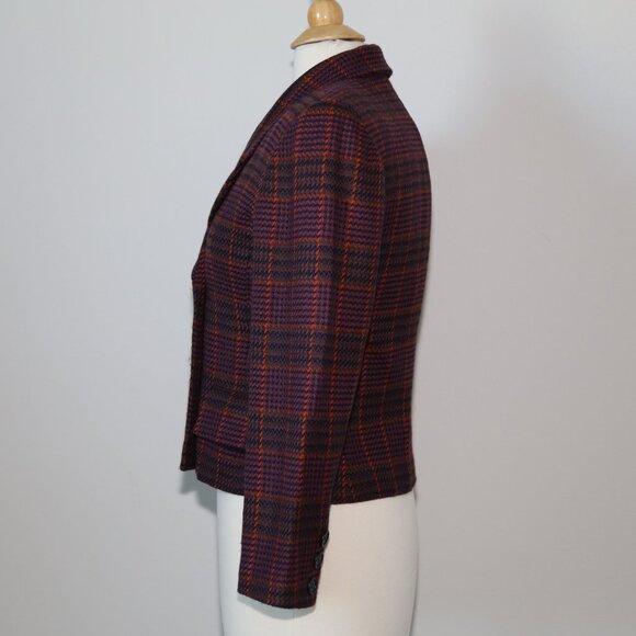 Vintage Oscar de la Renta double breasted wool blazer jacket Beautiful - Picture 2 of 10